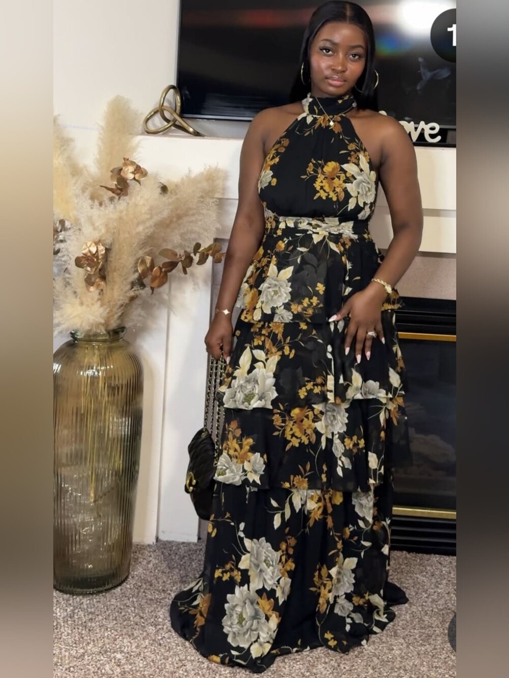 Fashion Nova Floral Maxi Dress - Picture 6 of 9